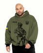 Худі батал чоловіче патріотичне солдат хакі, 4XL