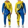 Спортивний костюм великих розмірів, чоловіча, батал, патріотичний, "прапор", худі + штани,  4XL 100036 фото