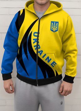 Худі на змійці прапор тринитка 5542331 фото