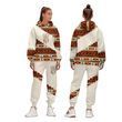 Жіночий спортивний костюм "серце ацтека", худі + штани,L